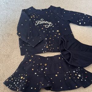 Tommy Star Print Toddler Outfit